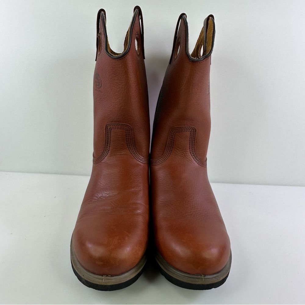 Georgia Boot Men’s Waterproof Leather Farm & Ranch Boots Size 10W - Picture 5 of 8